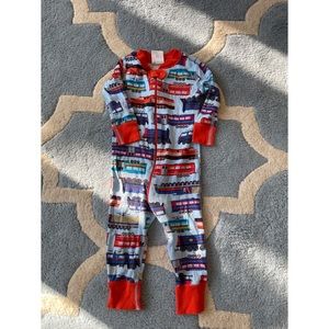 Hanna Andersson Train pajamas